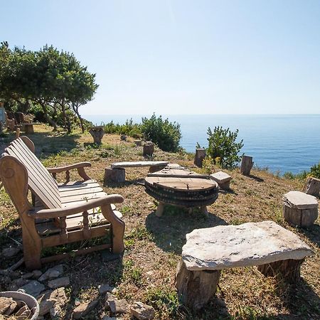 Coin De Paradis Vue Dominante Sur Mer, Montagne Et Tour Genoise Avec Jacuzzi Pino Ngoại thất bức ảnh